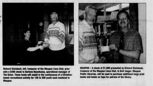 2003 Union and Library Donations